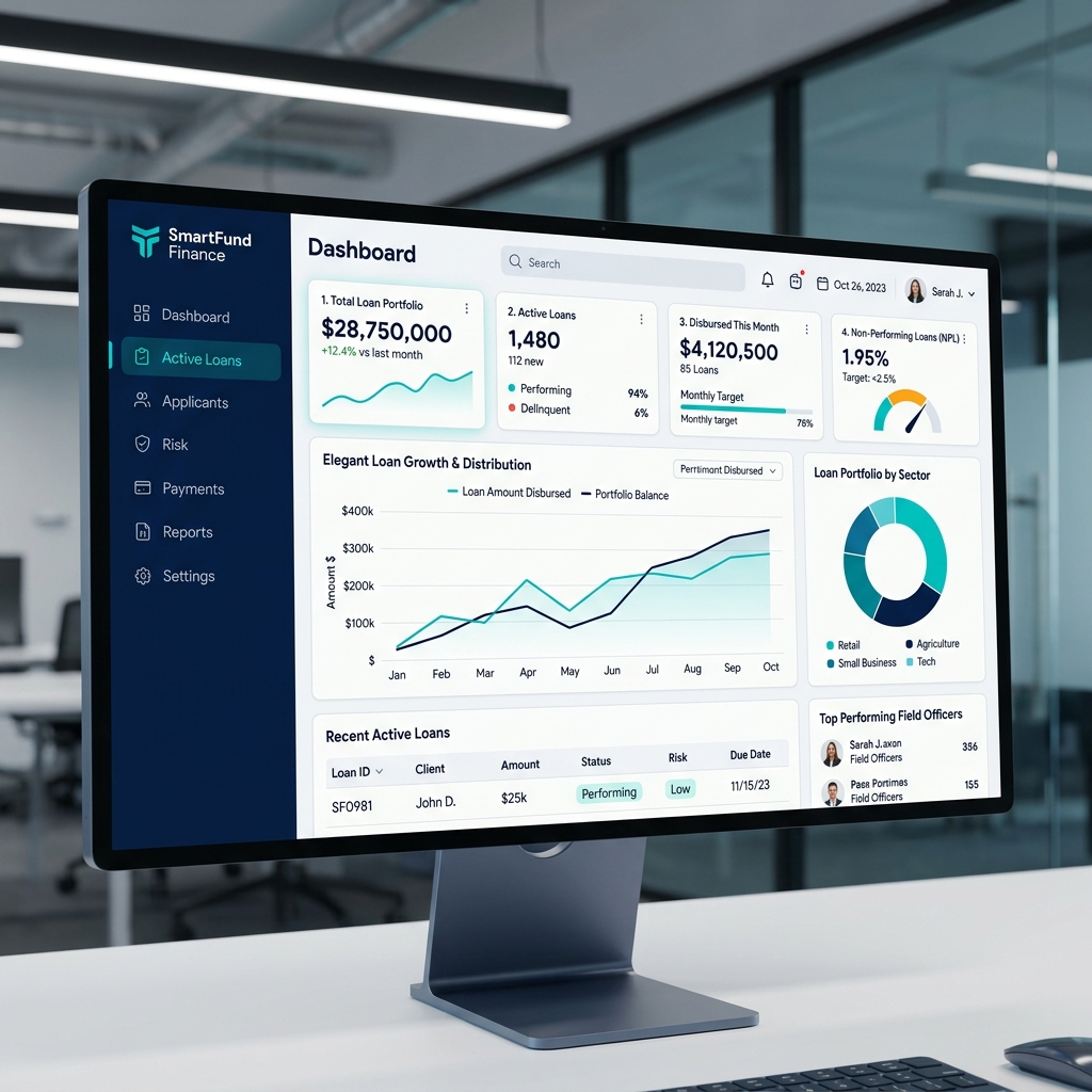 SmartFund Finance — Microfinance LMS & Field Mobile App